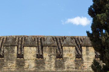 Alcazar of the spanish city Córdoba in Andalusia