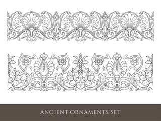 Decorative seamless border