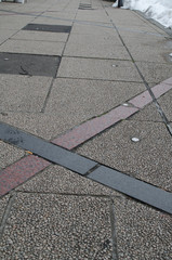 歩道のタイル