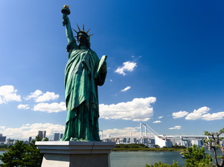 Naklejka premium statue of liberty