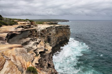 Fototapeta na wymiar Australia rock cliffs