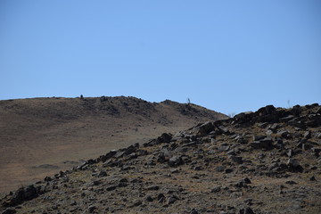 Near the Uybat river.Khakassia.