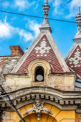 Berde Palace in Cluj-Napoca, Transylvania, Romania exterior detail © Stanislava