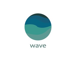 Water Wave symbol and icon Logo Template vector