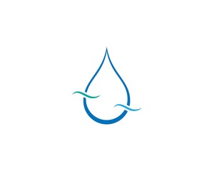 water drop Logo Template vector illustration design