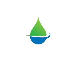 water drop Logo Template vector illustration design