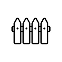 Fence symbol icon vector illustration