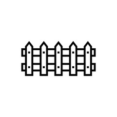 Fence symbol icon vector illustration