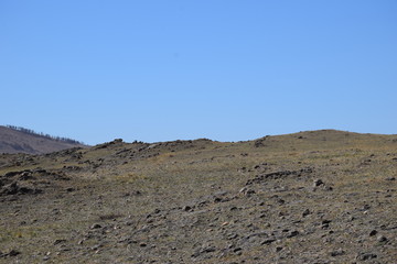 Near the Uybat river.Khakassia.