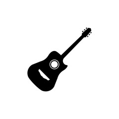 Guitar symbol icon vector illustration