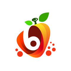 Number logo, the orange fruit logo with number 6 in it