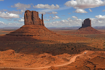 Fototapeta na wymiar Scenic View of Monument Valley