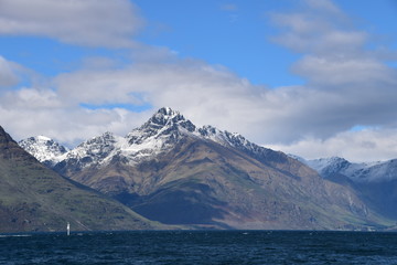 The stunning mountain in Queenstown, New Zealand