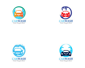 Car Wash logo Business template design