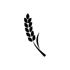 flat wheat logo - obrazy, fototapety, plakaty