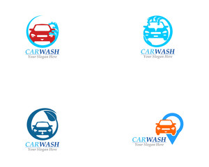 Car Wash logo Business template design