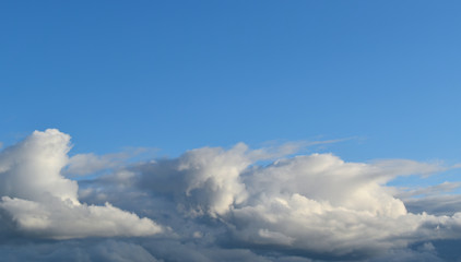 blue sky with clouds
