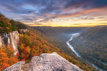 Fototapeta na wymiar New River Gorge, West Virgnia, USA