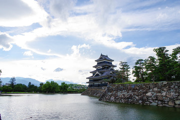 国宝に指定されている松本城