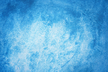 abstract blue watercolor painted paper texture background