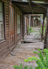 Wild West Ghost Town Slips into Ruin by Time