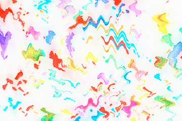 abstract colorful watercolor painted paper texture background