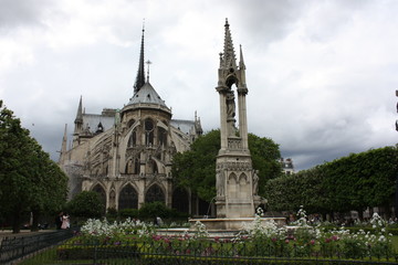 Fototapeta na wymiar Notre Dame de Paris (before fire)