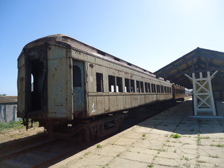 Fototapeta na wymiar Estación Ferrocarril Cartagena