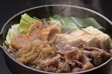 すき焼き　一人鍋