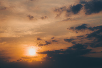  Beautiful and dazzling sunny day sunset