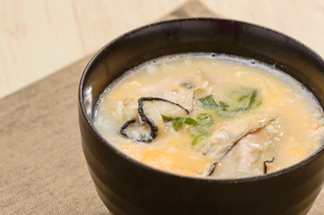 牡蠣の玉子ぞうすい