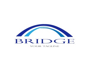 bridge Logo Template vector icon illustration design