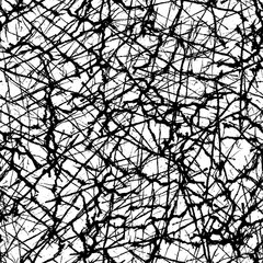 Grunge background black and white seamless. Abstract crack texture.