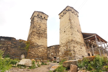 ジョージアのウシュグリ村