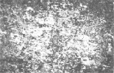 Halftone texture abstract wave of dots.