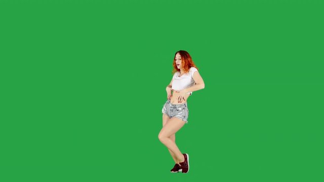 Dancing on Green Screen