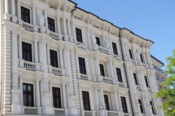 Hausfassade mit Fenster