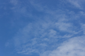 blue sky with white clouds
