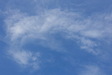 Fototapeta premium blue sky with white clouds