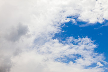 Obraz premium Cloud and blue sky, weather have a good day background