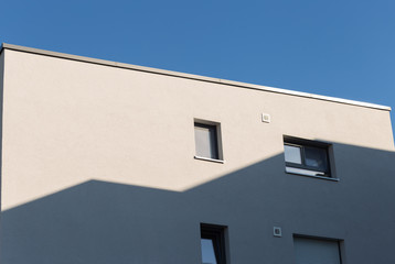 modern appartment building facade