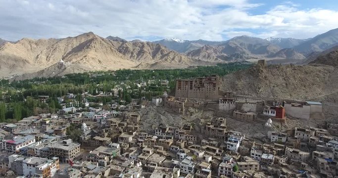 Leh Palace is a former royal palace overlooking the Ladakhi Himalayan town of Leh. A precursor to the Potala Palace in Lhasa, Tibet, the palace was built by King Sengge Namgyal in the 16th century.