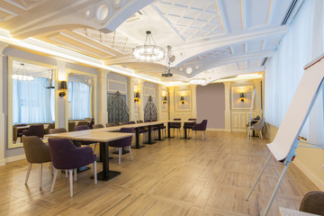 Interior of a luxury hotel conference room