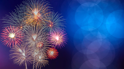 Colorful firework background 12