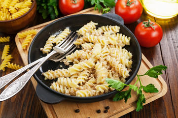 Pasta with minced meat
