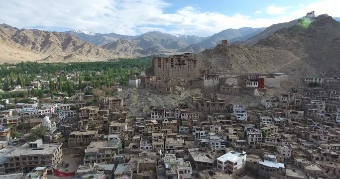 Leh Palace is a former royal palace overlooking the Ladakhi Himalayan town of Leh. A precursor to the Potala Palace in Lhasa, Tibet, the palace was built by King Sengge Namgyal in the 16th century.