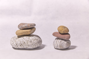  stones on the surface. small objects