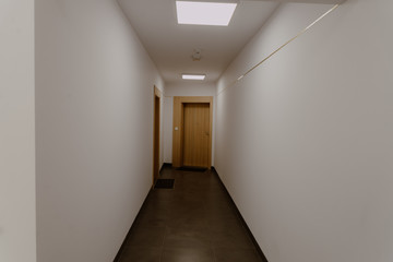 corridor in the building