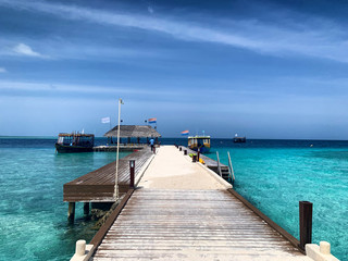 Dockdock docking for boats and seaplanes in the Maldives