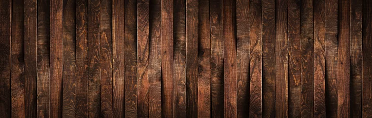 Möbelaufkleber Hölzerne rustikale braune Plankenbeschaffenheit vertikaler Hintergrund © xamtiw